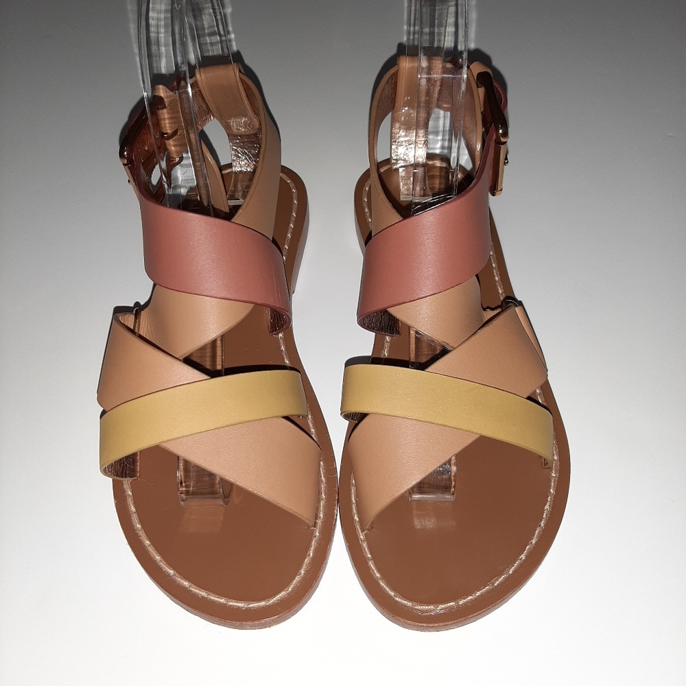 Anthropologie Sanchita Tri-color Sandals Size 5